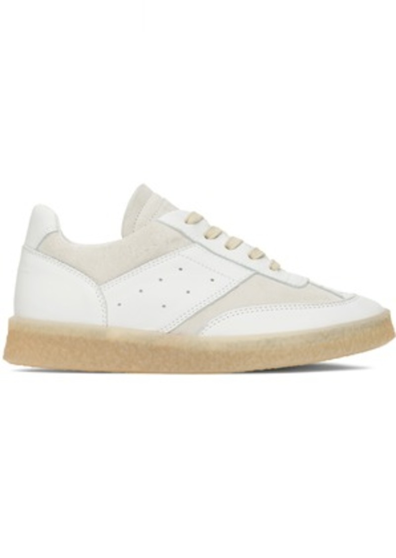 MM6 Maison Margiela White Replica Sneakers