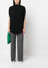 Maison Margiela mock-neck sleeveless blouse