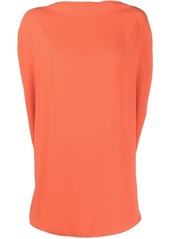 Maison Margiela mock-neck sleeveless blouse