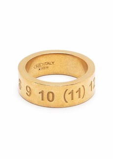 Maison Margiela numbers-engraved ring
