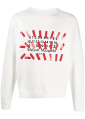 Maison Margiela number-print logo sweatshirt