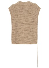 Maison Margiela Open Side Alpaca Blend Knit Vest