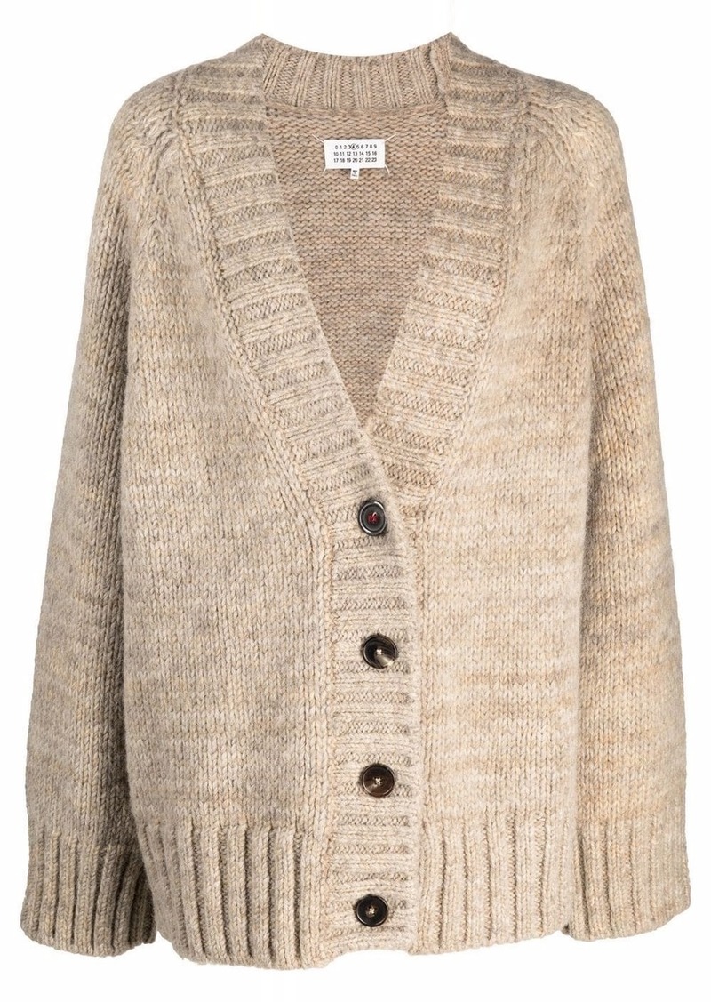 Maison Margiela oversized alpaca wool-blend cardigan