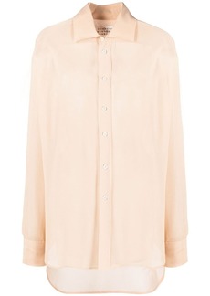 Maison Margiela four-stitch silk shirt