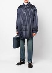 Maison Margiela striped padded shirt