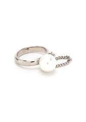 Maison Margiela pearl-embellished band ring
