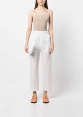 Maison Margiela pinstripe cropped trousers