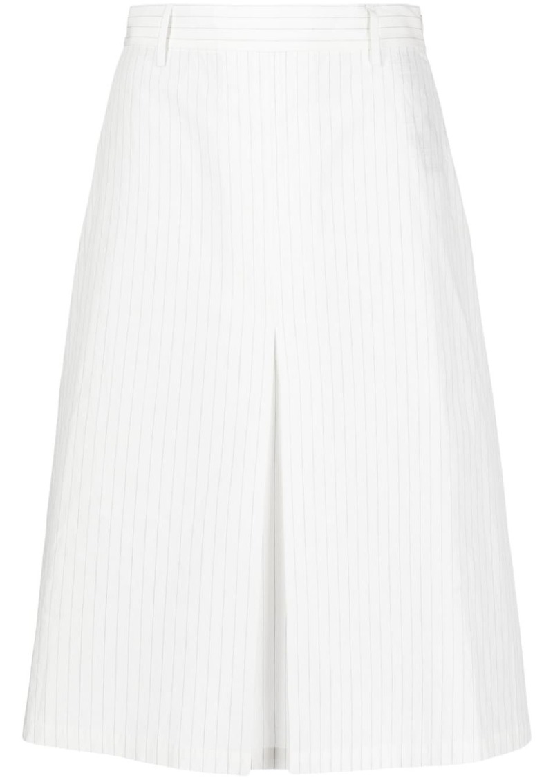 Maison Margiela pinstriped midi skirt