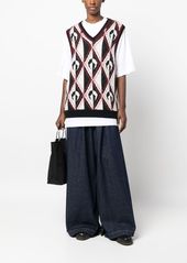 Maison Margiela pleated wide-leg trousers