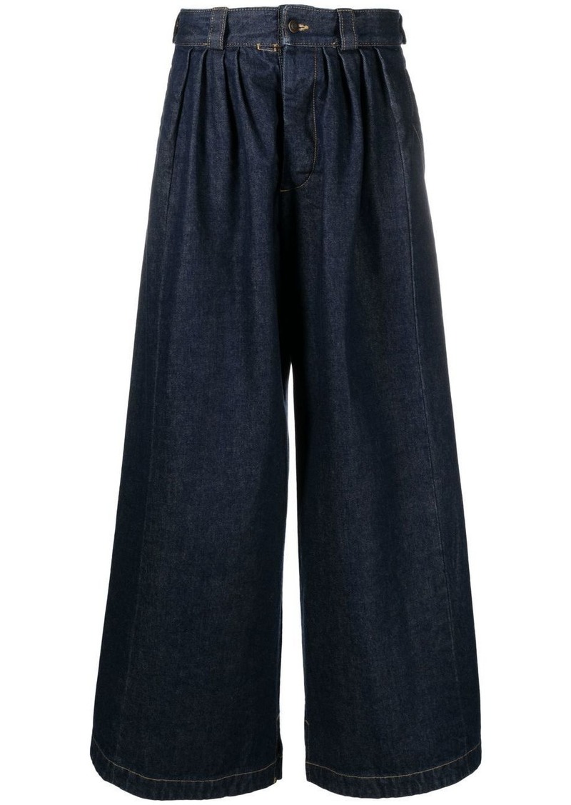 Maison Margiela pleated wide-leg trousers