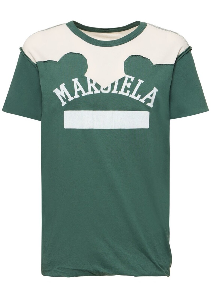 Maison Margiela Printed Logo Jersey T-shirt