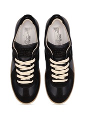 Maison Margiela Replica Leather & Suede Low Top Sneakers