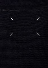 Maison Margiela Reversible Half-zip Wool Knit Sweater