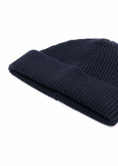 Maison Margiela ribbed knit beanie hat