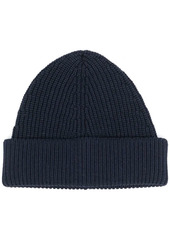 Maison Margiela ribbed knit beanie hat