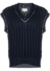 Maison Margiela ribbed-knit sweater vest