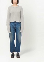 Maison Margiela cut-out ribbed jumper