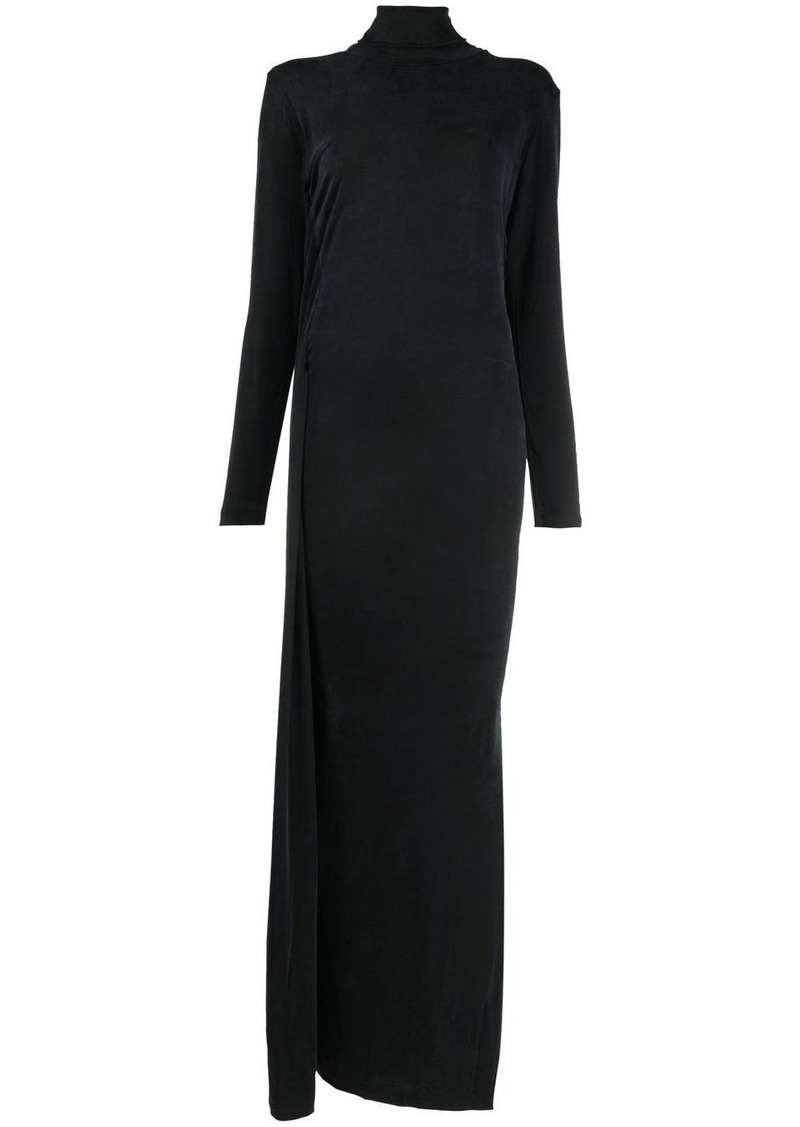 Maison Margiela roll-neck maxi dress