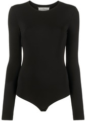 Maison Margiela round-neck long-sleeve bodysuit