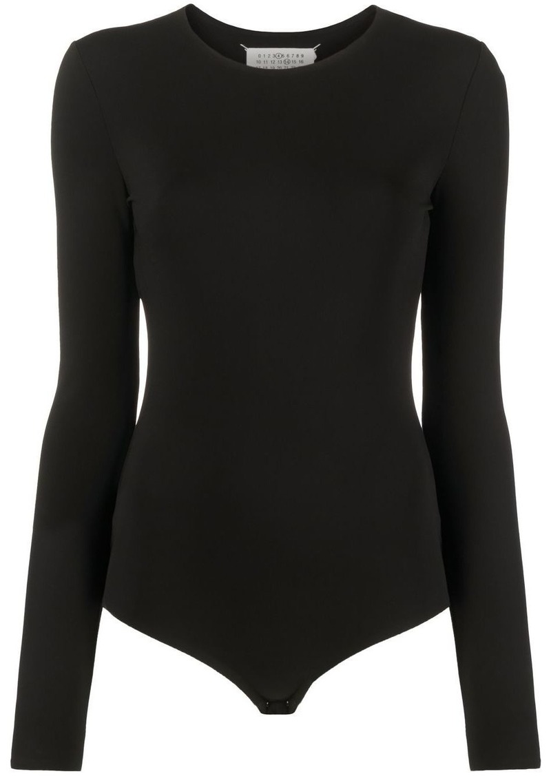 Maison Margiela round-neck long-sleeve bodysuit