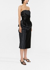 Maison Margiela ruched duchesse dress