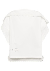 MM6 Maison Margiela Ruffled cotton blouse