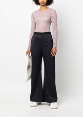 Maison Margiela seam-detail wide-leg trousers