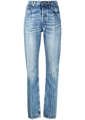 Maison Margiela seam-detail high-rise jeans