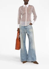 Maison Margiela cotton-tulle shirt