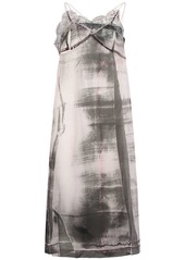 Maison Margiela Silk Tulle Midi Dress