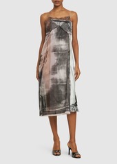 Maison Margiela Silk Tulle Midi Dress