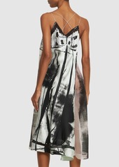 Maison Margiela Silk Tulle Midi Dress