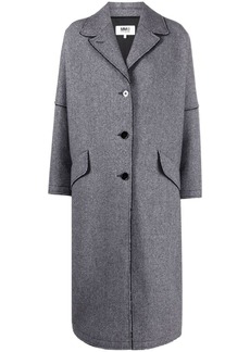 Maison Margiela single-breasted tweed coat