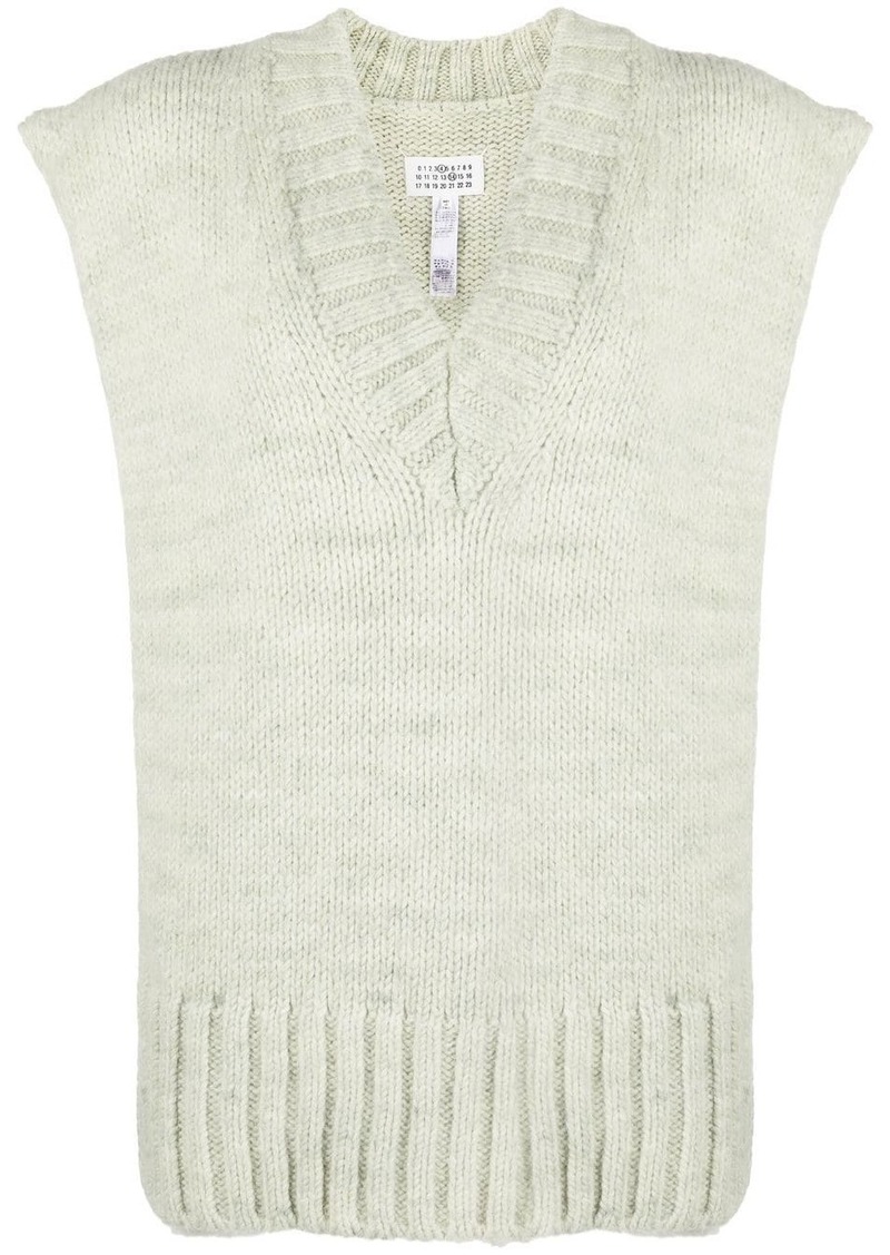 Maison Margiela Botanical Dye knitted vest