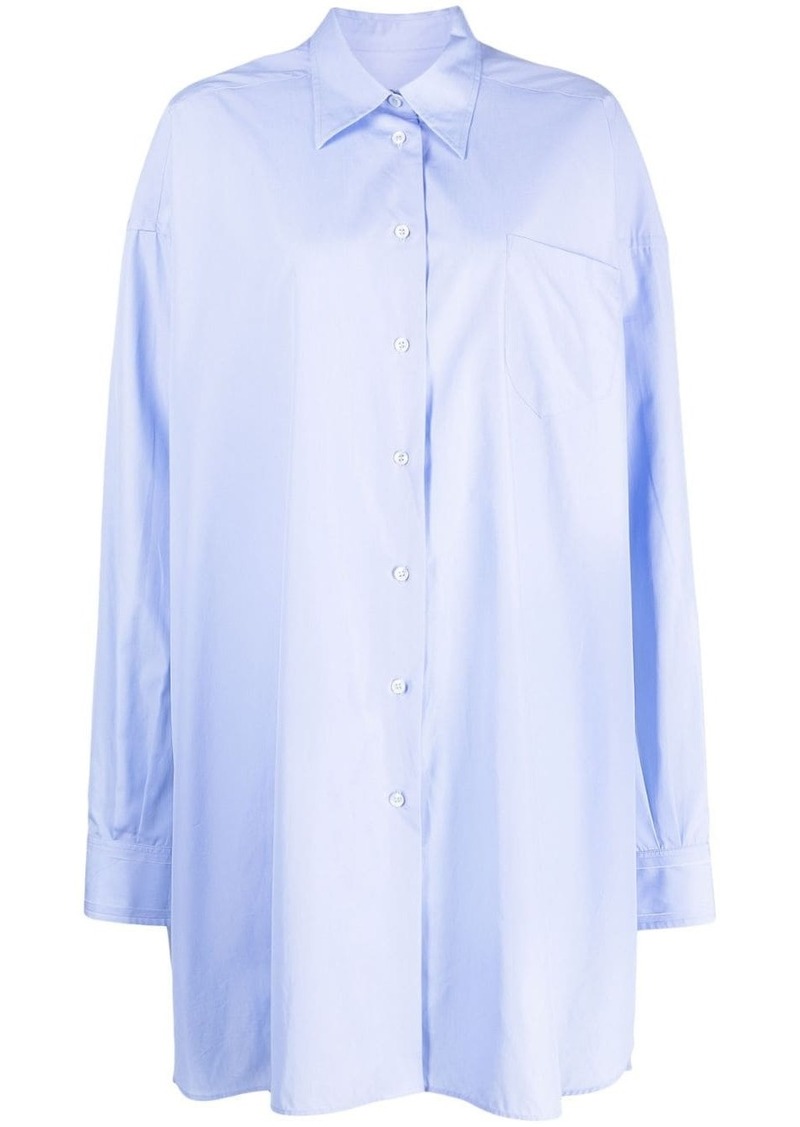 Maison Margiela longline poplin shirt