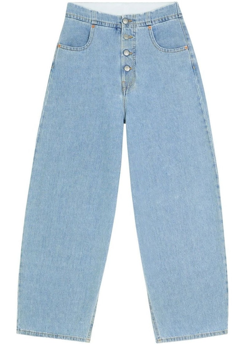 Maison Margiela mid-rise cropped jeans