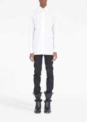 Maison Margiela pointed-collar cotton shirt