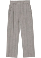 Maison Margiela pleated cropped trousers