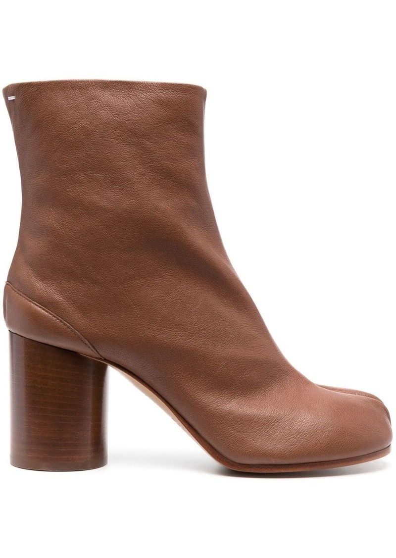 Maison Margiela Tabi 80mm leather ankle boots