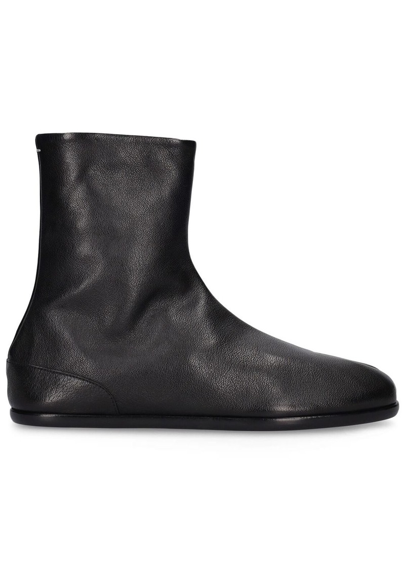 Maison Margiela Tabi Brushed Leather Boots