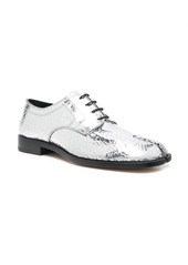 Maison Margiela Tabi mirror-effect lace-up brogues