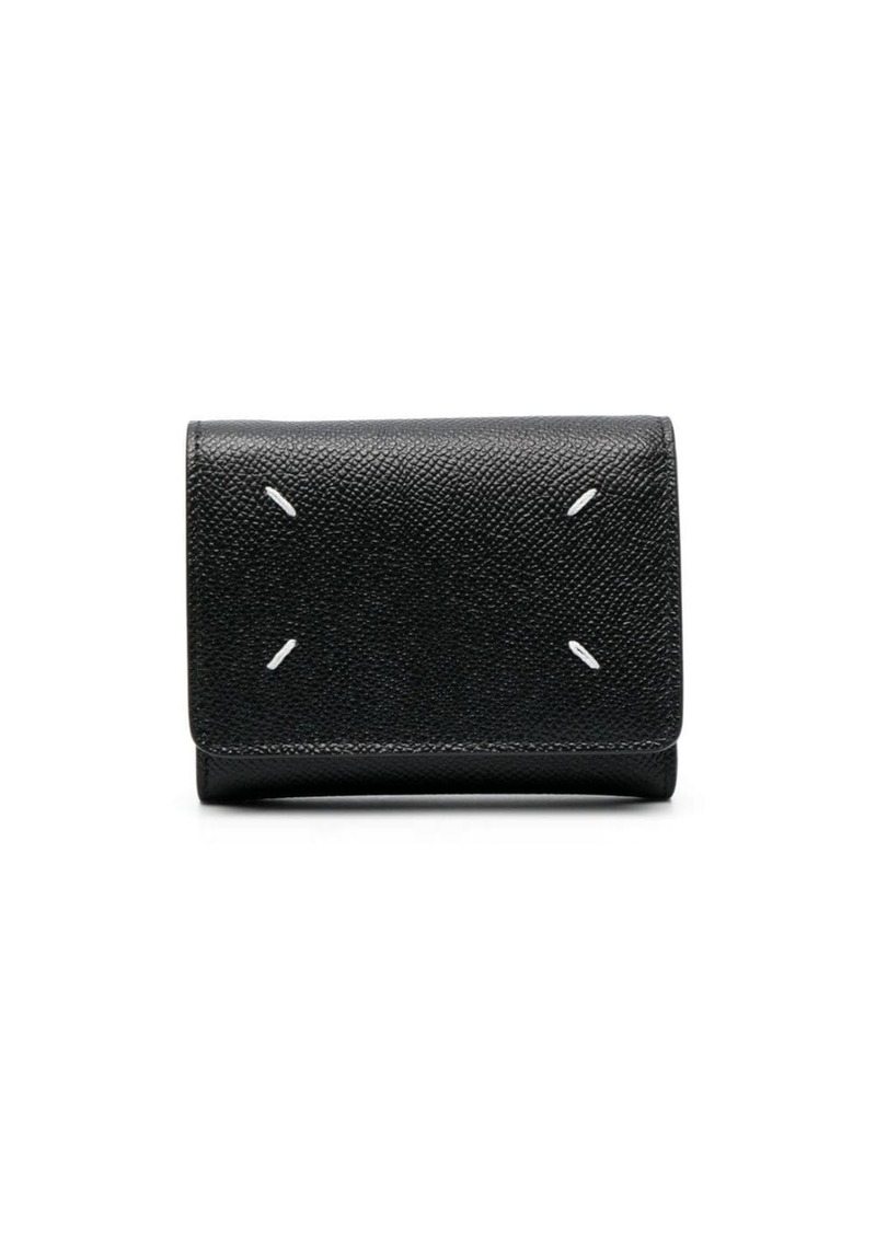 Maison Margiela tri-fold leather wallet