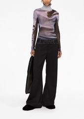 Maison Margiela trompe-l'oeil wide-leg trousers