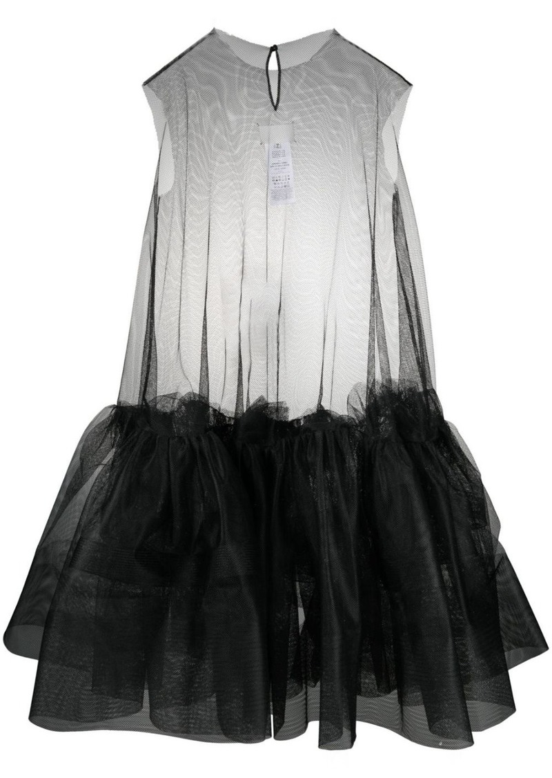 Maison Margiela flounced tulle minidress