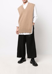 Maison Margiela V-neck knit stole