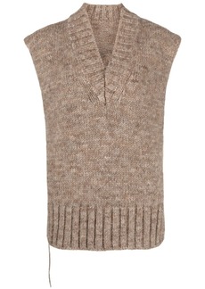 Maison Margiela Botanical Dye knitted vest