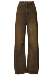 Maison Margiela Washed High Rise Boyfriend Jeans