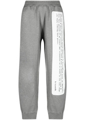 Maison Margiela wide-leg splice logo print track pants
