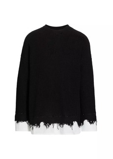 Maison Margiela Wool-Blend Crewneck Sweater