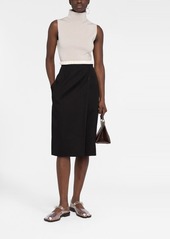 Maison Margiela Cavalry wool midi skirt